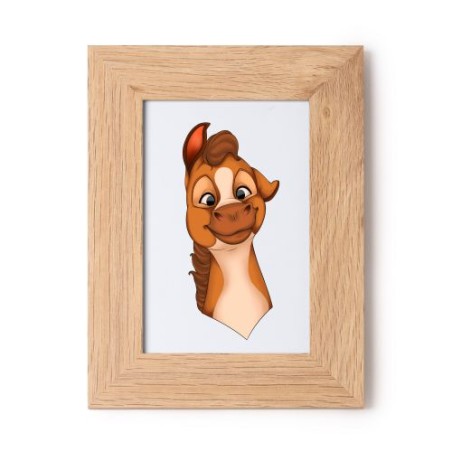Cornice porta foto cm 10x15 stampa mini pony maschio