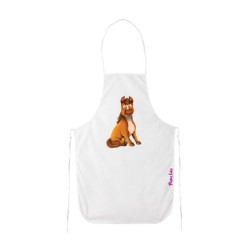 Grembiule cucina con stampa mini pony maschio