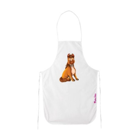 Grembiule cucina con stampa mini pony maschio