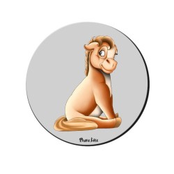 mouse pad tappetino pc con stampa mini pony femmina