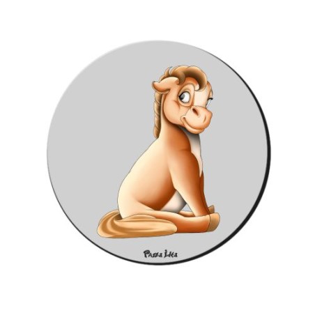 mouse pad tappetino pc con stampa mini pony femmina