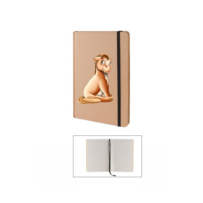 Notes formato A5 Cartonato con stampa mini pony femmina