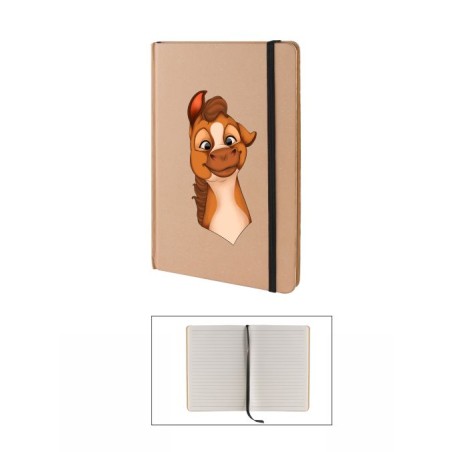 Notes formato A5 Cartonato con stampa mini pony maschio
