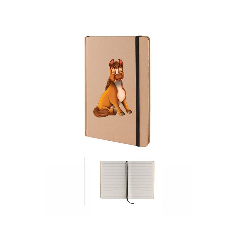 Notes formato A5 Cartonato con stampa mini pony maschio