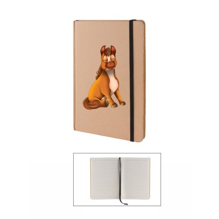 Notes formato A5 Cartonato con stampa mini pony maschio