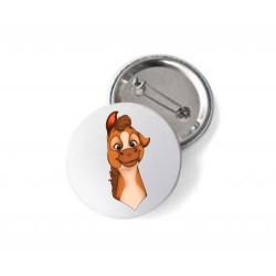 spilla con stampa mini pony maschio