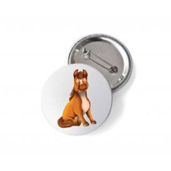 spilla con stampa mini pony maschio