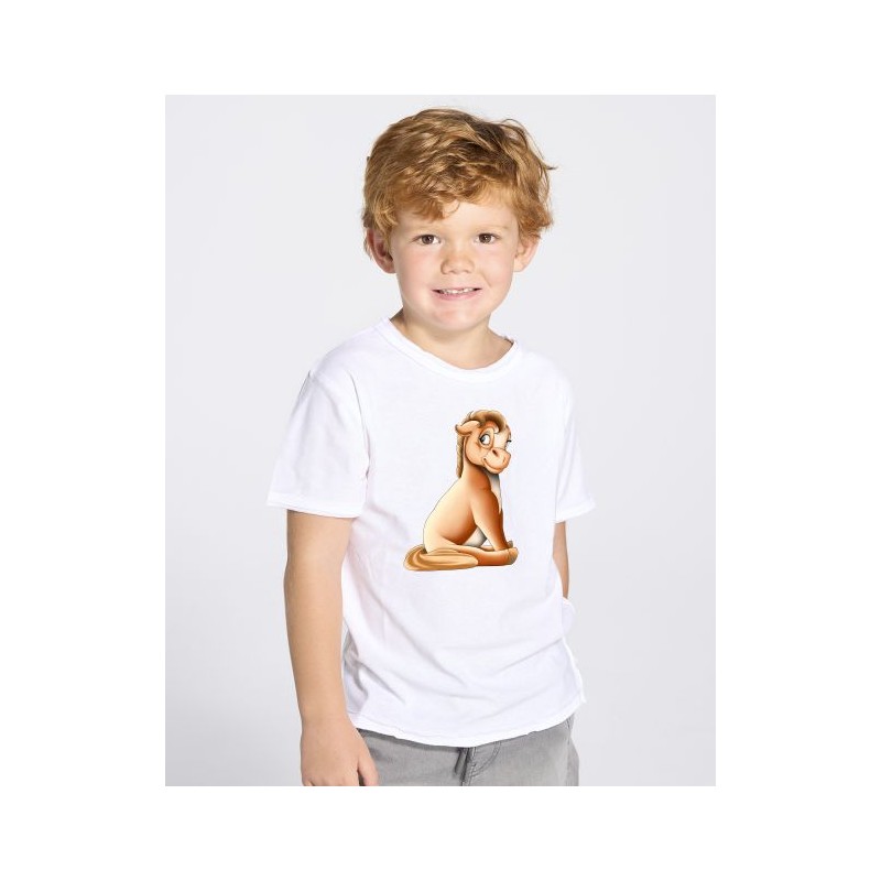 T-shirt bambini con stampa mini pony femmina