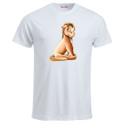 T-shirt con stampa mini pony femmina