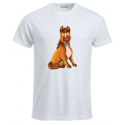 T-shirt con stampa mini pony maschio