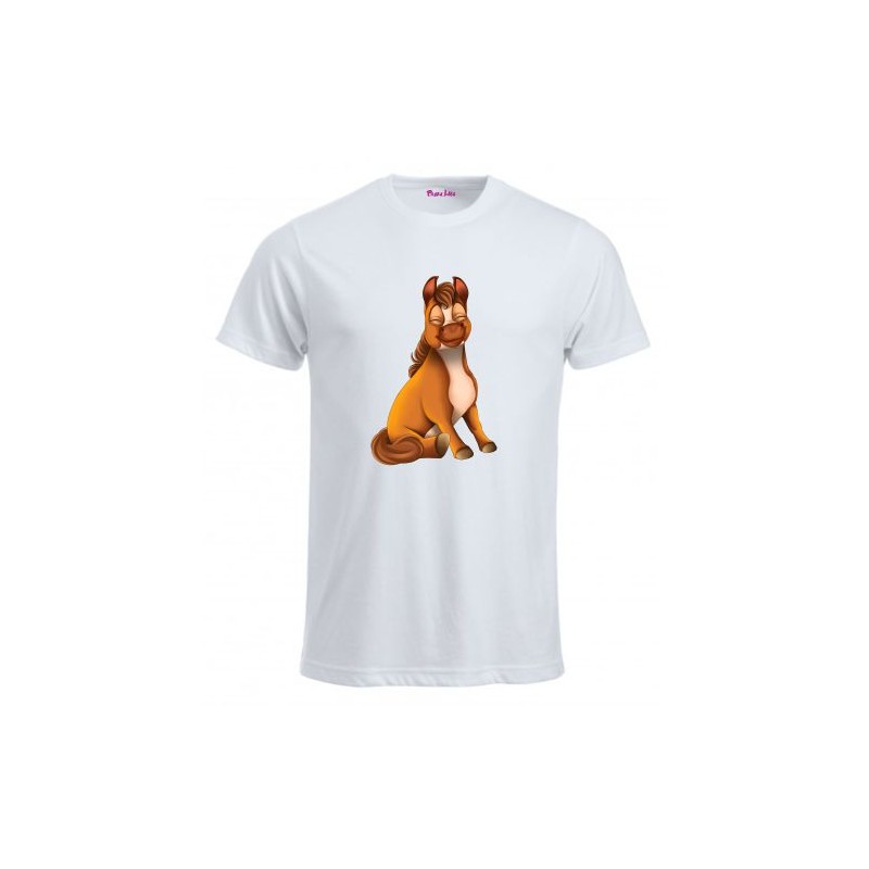 T-shirt con stampa mini pony maschio