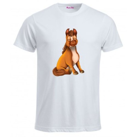 T-shirt con stampa mini pony maschio