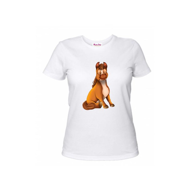 T-shirt donna con stampa mini pony  maschio