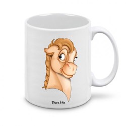 Tazza mug in ceramica cm 8x10 con stampa mini pony femmina