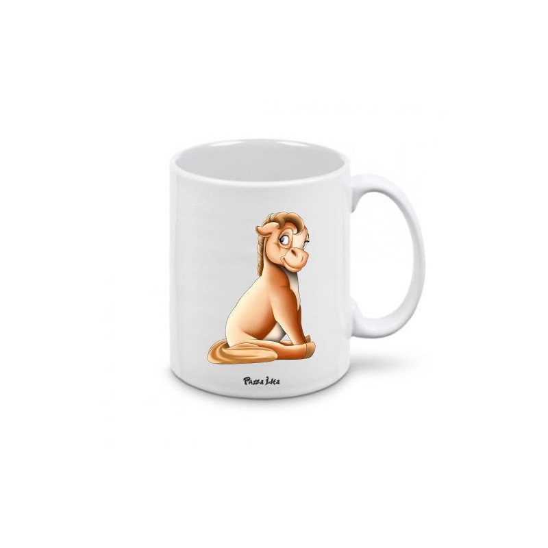 Tazza mug in ceramica cm 8x10 con stampa mini pony femmina