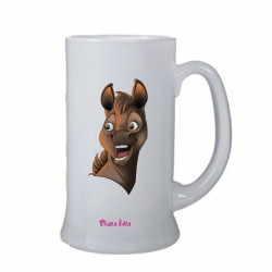 Boccale birra bicchiere con stampa mini pony Billy