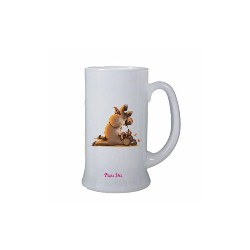 Boccale birra bicchiere con stampa mini pony Billy