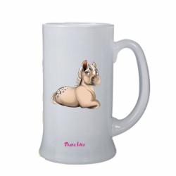Boccale birra bicchiere con stampa mini pony femmina