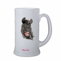 Boccale birra bicchiere con stampa mini pony maschio