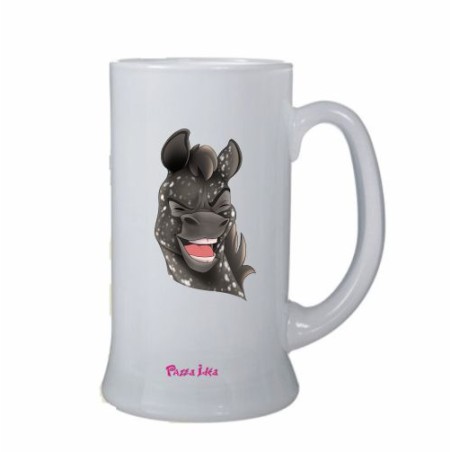 Boccale birra bicchiere con stampa mini pony maschio