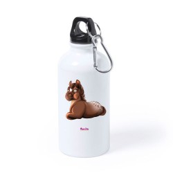 Borraccia bottiglia alluminio 500 ml con stampa mini pony maschio