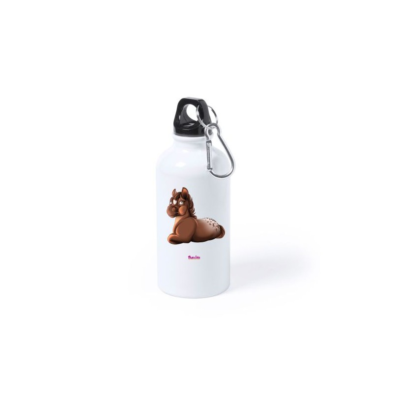 Borraccia bottiglia alluminio 500 ml con stampa mini pony maschio