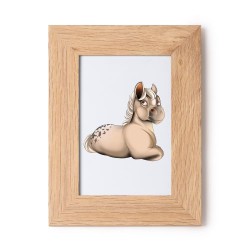 Cornice porta foto cm 10x15 stampa mini pony femmina
