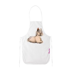 Grembiule cucina con stampa mini pony femmina