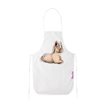 Grembiule cucina con stampa mini pony femmina