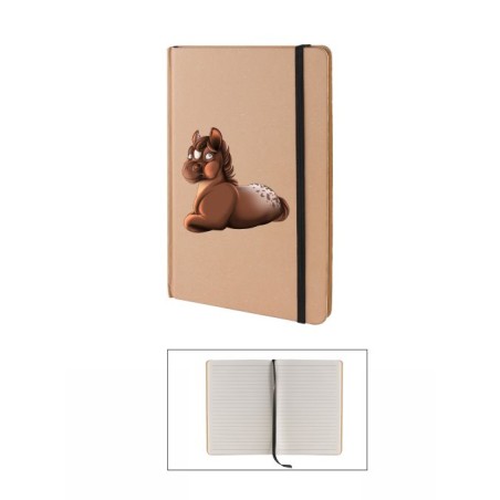 Notes formato A5 Cartonato con stampa mini pony Appolosa