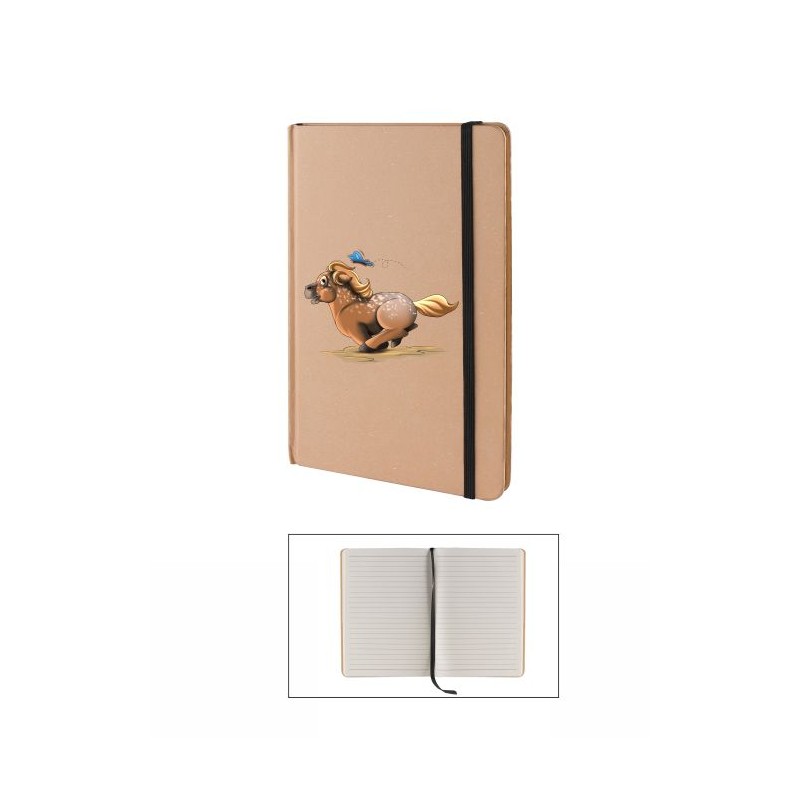 Notes formato A5 Cartonato con stampa mini pony femmina