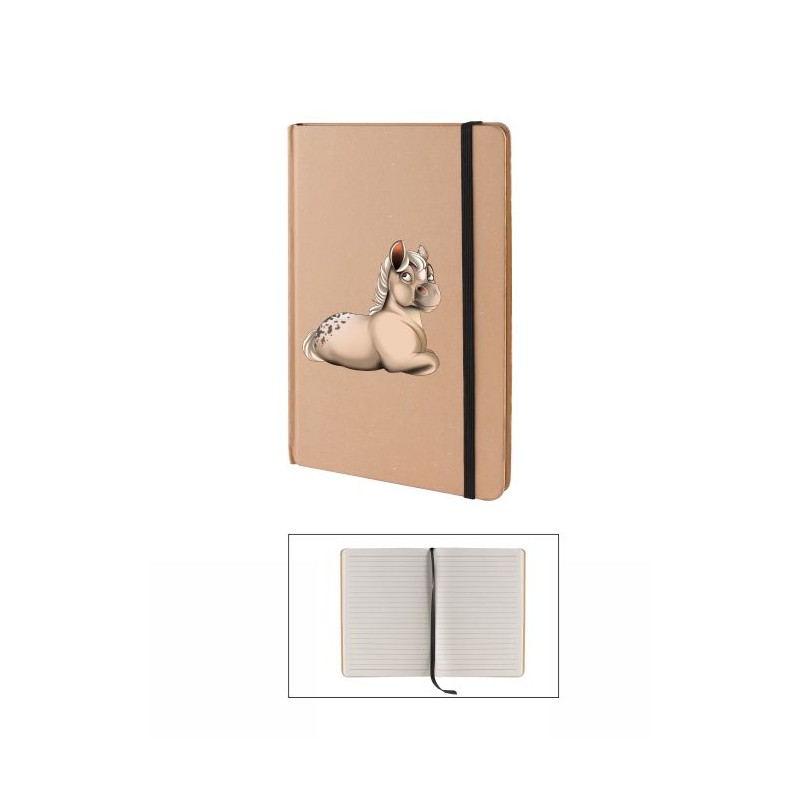 Notes formato A5 Cartonato con stampa mini pony femmina