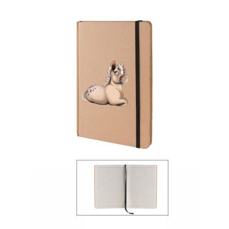 Notes formato A5 Cartonato con stampa mini pony femmina