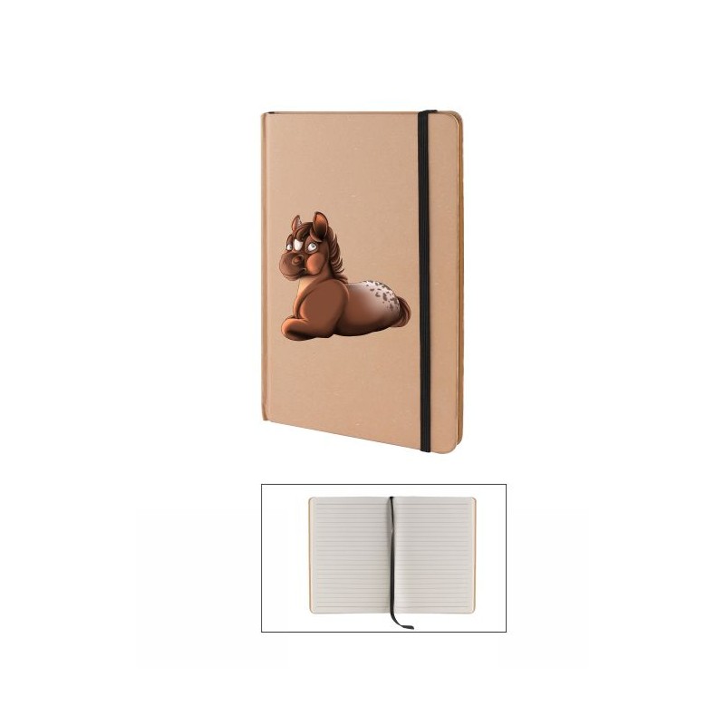 Notes formato A5 Cartonato con stampa mini pony maschio