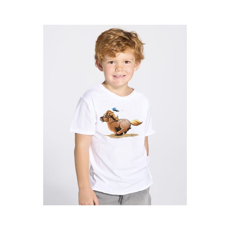 T-shirt bambini con stampa mini pony femmina