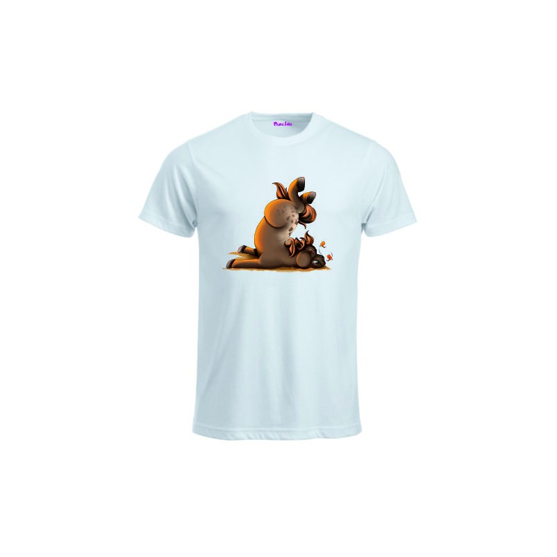 T-shirt con stampa mini pony Billy