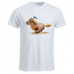 T-shirt con stampa mini pony femmina