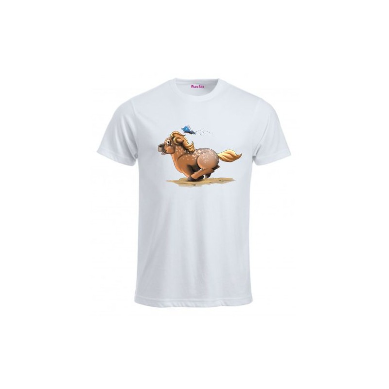 T-shirt con stampa mini pony femmina