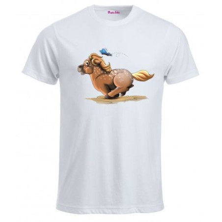 T-shirt con stampa mini pony femmina
