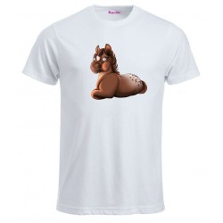 T-shirt con stampa mini pony maschio