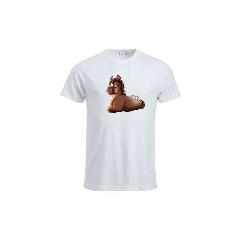T-shirt con stampa mini pony maschio