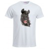 T-shirt con stampa mini pony maschio