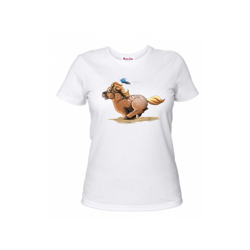 T-shirt donna con stampa mini pony  femmina