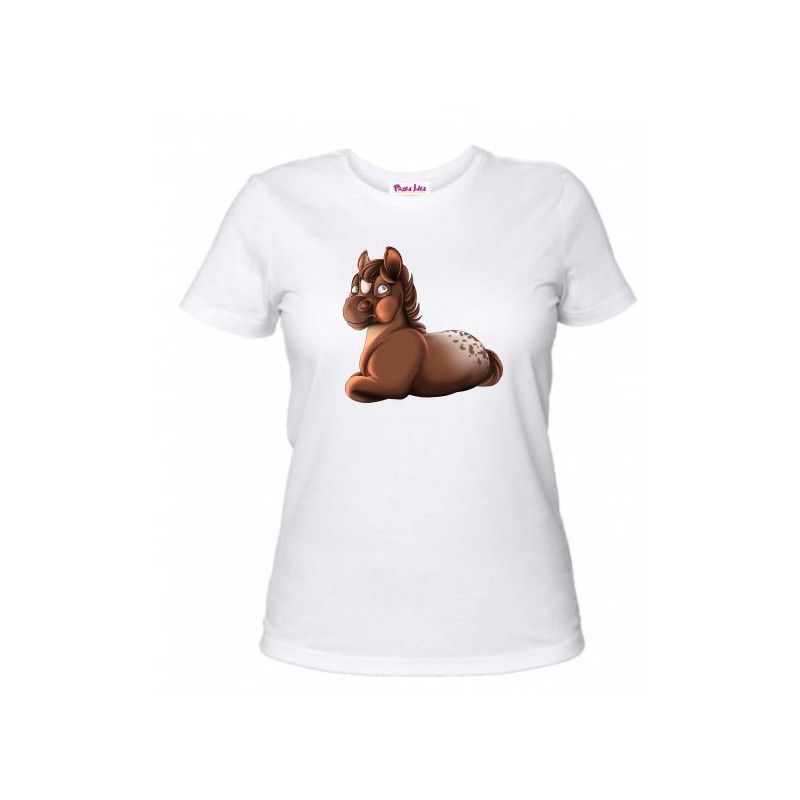 T-shirt donna con stampa mini pony  maschio