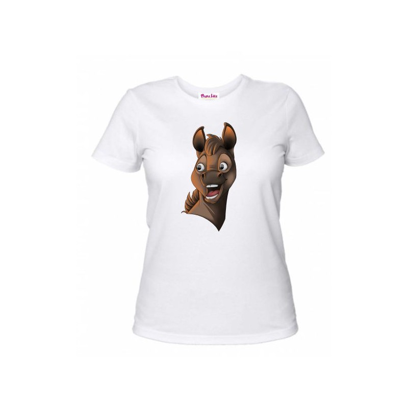 T-shirt donna con stampa mini pony Billy