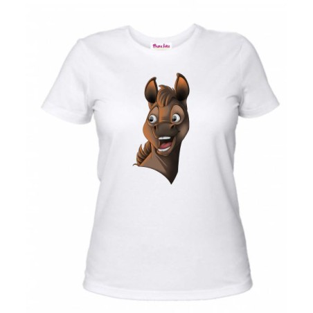 T-shirt donna con stampa mini pony Billy
