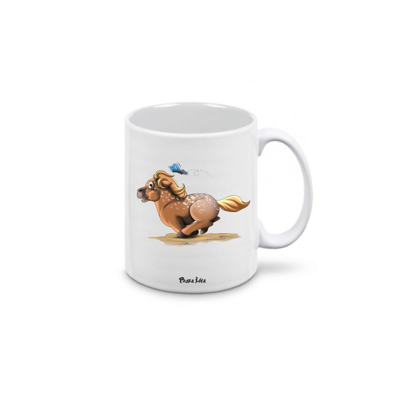 Tazza mug in ceramica cm 8x10 con stampa mini pony femmina