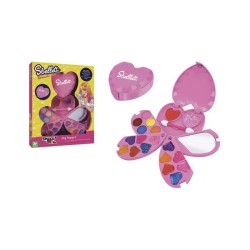 Un cuore di trucchi per piccole dive! Regala un sorriso con questo adorabile cofanetto a forma di cuore con specchio.