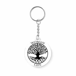 20 portachiavi portachiave scritta woman life albero della vita festa donna