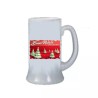 Boccale birra bicchiere scritta buon natale regalo natale uomo donna